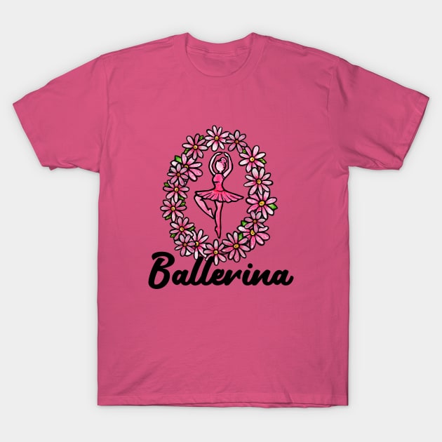 Ballerina T-Shirt by bubbsnugg